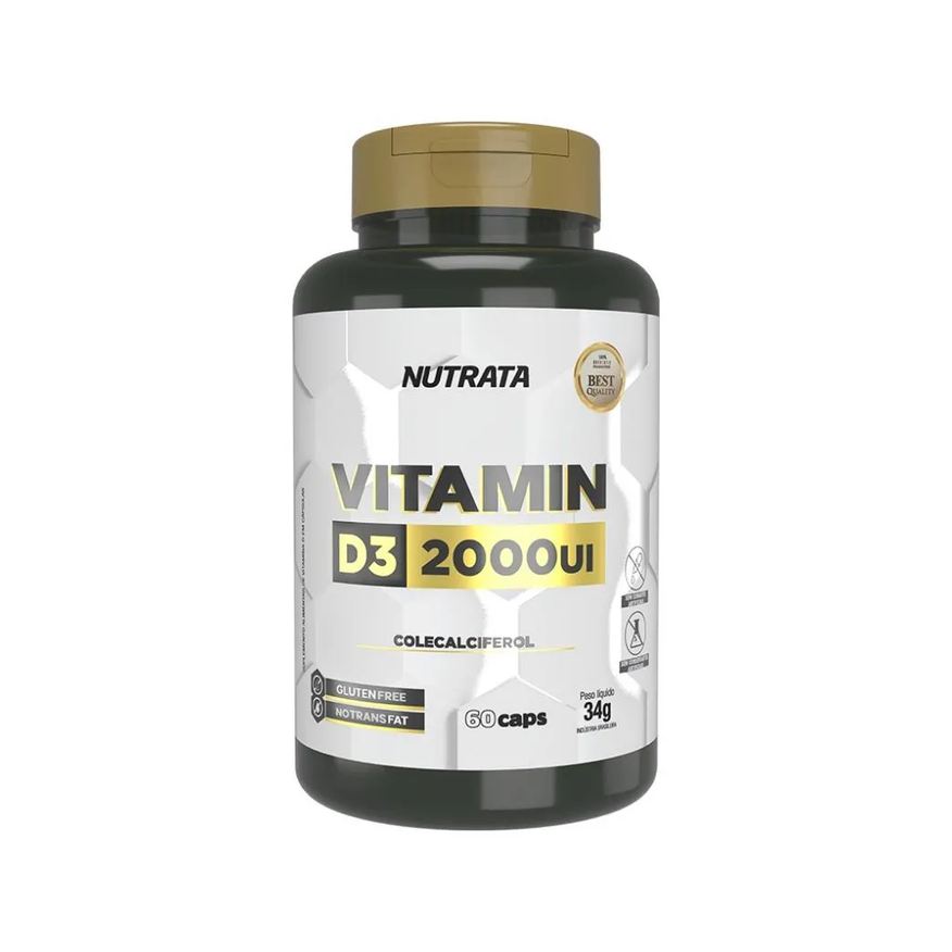 Nutrata Vitamin D3 2000ui (60 Cápsulas) - Padrão: Único