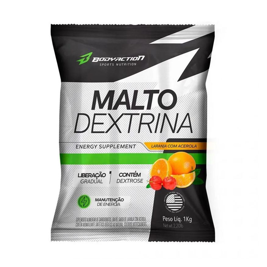 Body Action Maltodextrina Malto Dextrin Laranja com Acerola 1kg