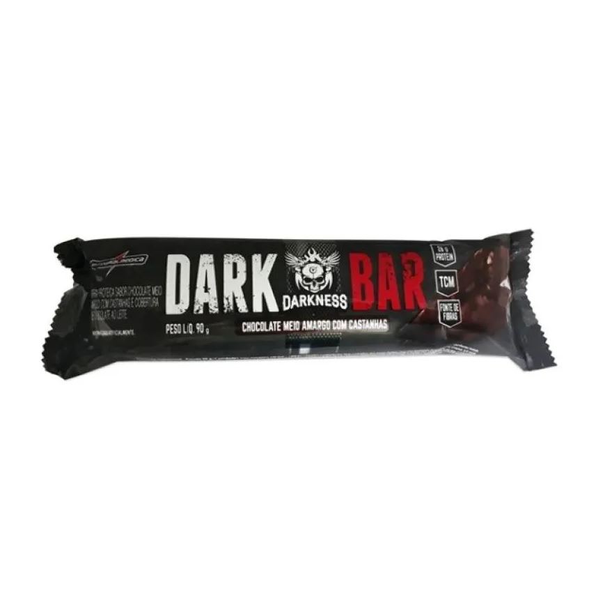 Darkness Barra de Proteína Integralmédical Dark Bar Chocolate Meio Amargo com Castanhas 90g
