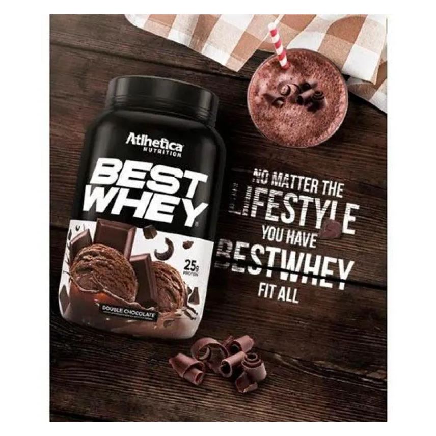Atlhetica Nutrition Proteína Best Whey Double Chocolate Sachê 35g