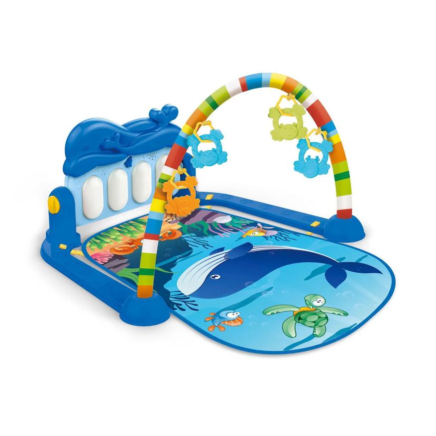 Replay Kids Tapete de Atividades Joy Mar Azul Piano Musical