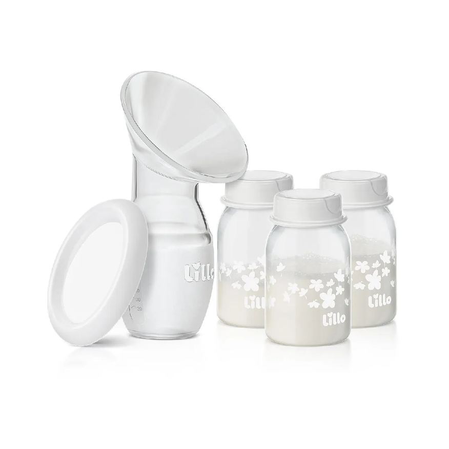 Lillo Bomba Coletora de Leite Materno com 3 Frascos 120ml