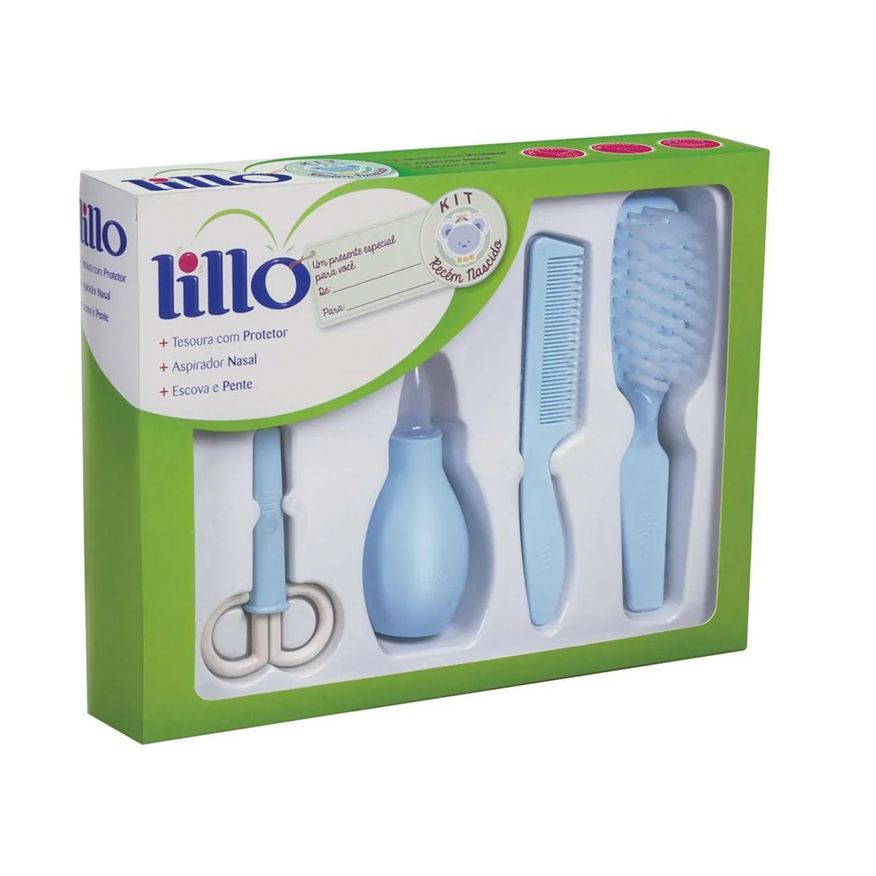 Lillo Kit de Higiene para Recém Nascido Azul