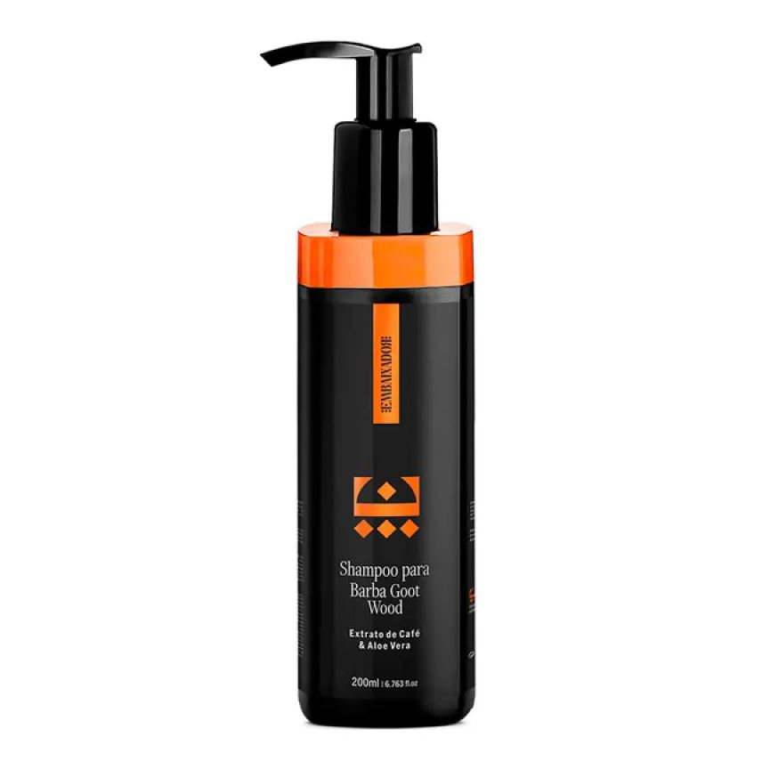 Barba Kit Goot Wood - Óleo + Balm + Shampoo Barba Embaixador 200ml