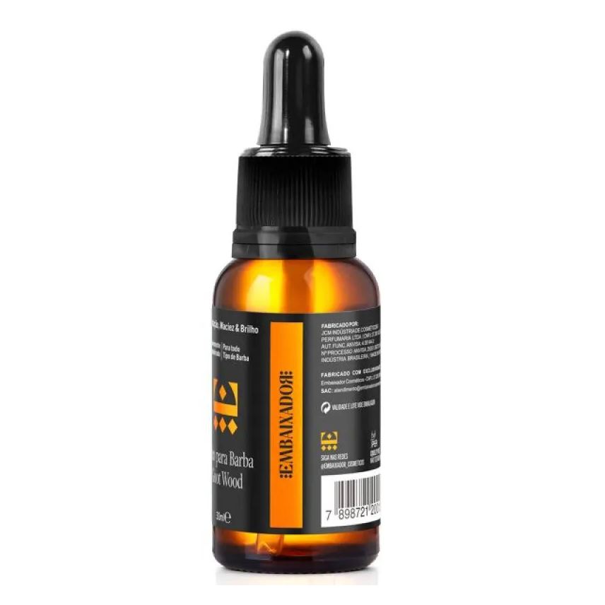 Barba Kit Goot Wood - Óleo + Balm + Shampoo Barba Embaixador 200ml