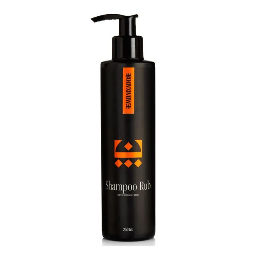 Embaixador Shampoo Rub para Cabelo Masculino 250ml