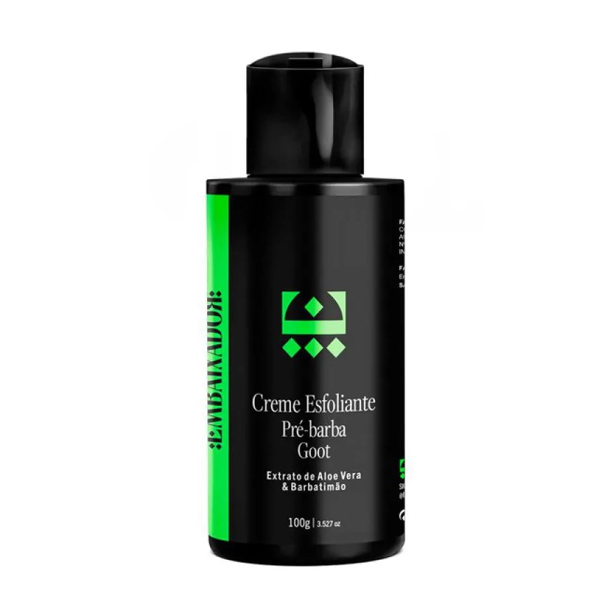 Embaixador Creme Esfoliante Pré-barba Goot 100g