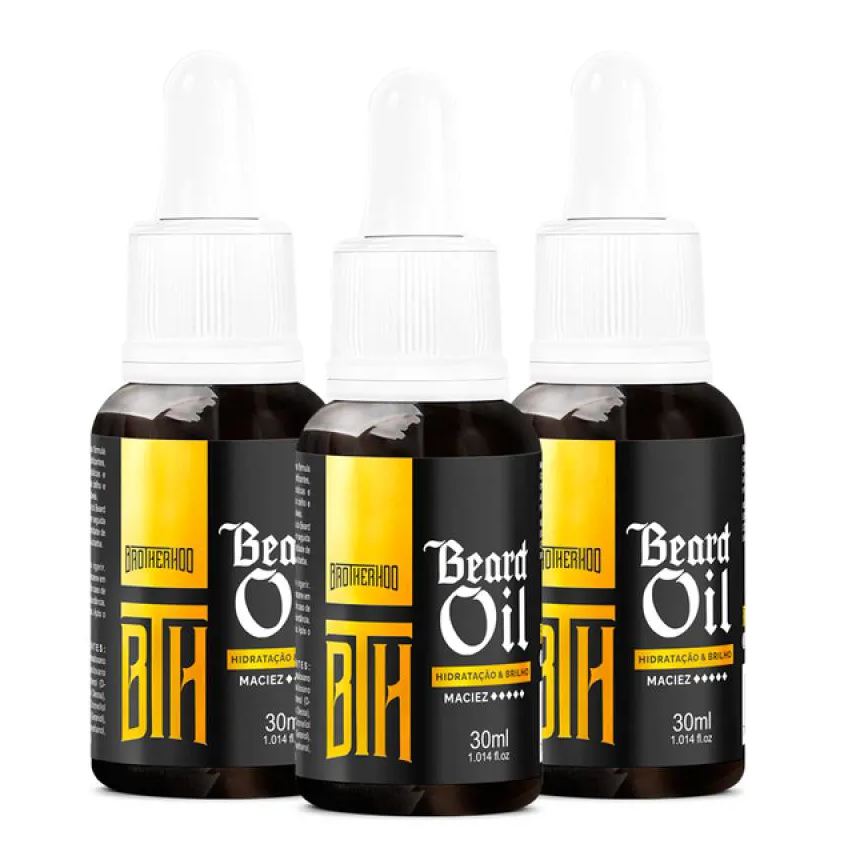 Brotherhood Kit 03 Óleo para Barba - Beard Oil Bth 30ml