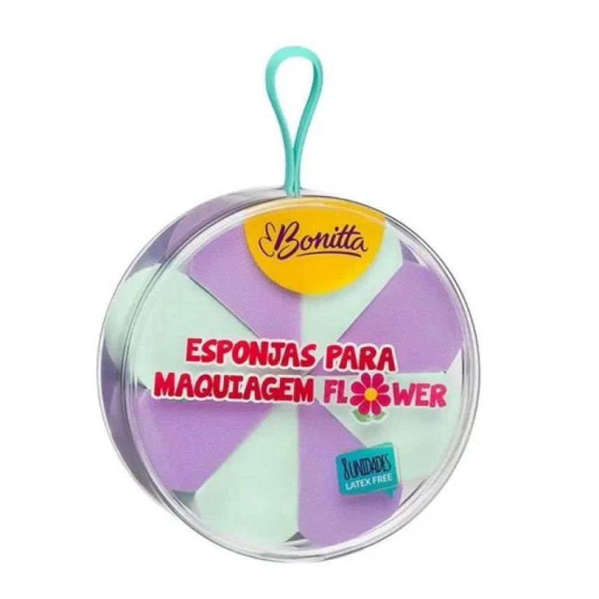 Marco Boni Esponja para Maquiagem Flower Bonitta 8 unidades