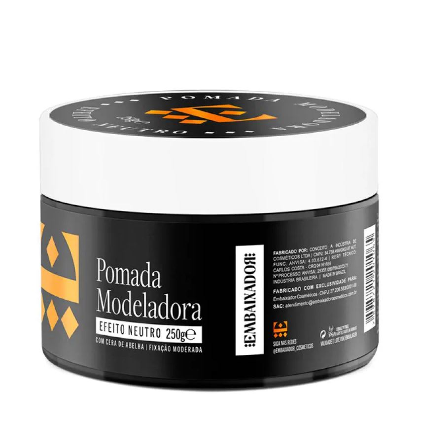 para Pomada Cabelo Efeito Neutro Embaixador 250g