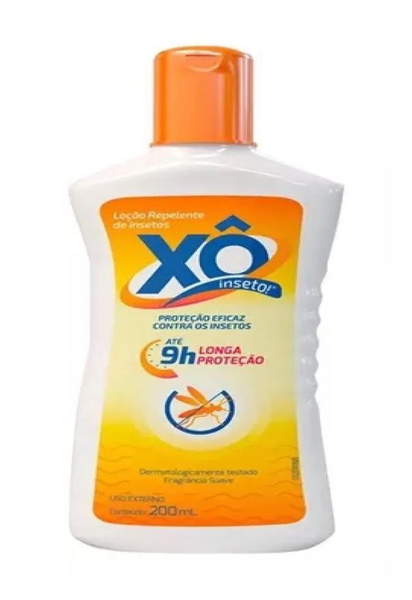 Loção Repelente Xô Inseto Frasco 200ml Longa Proteção