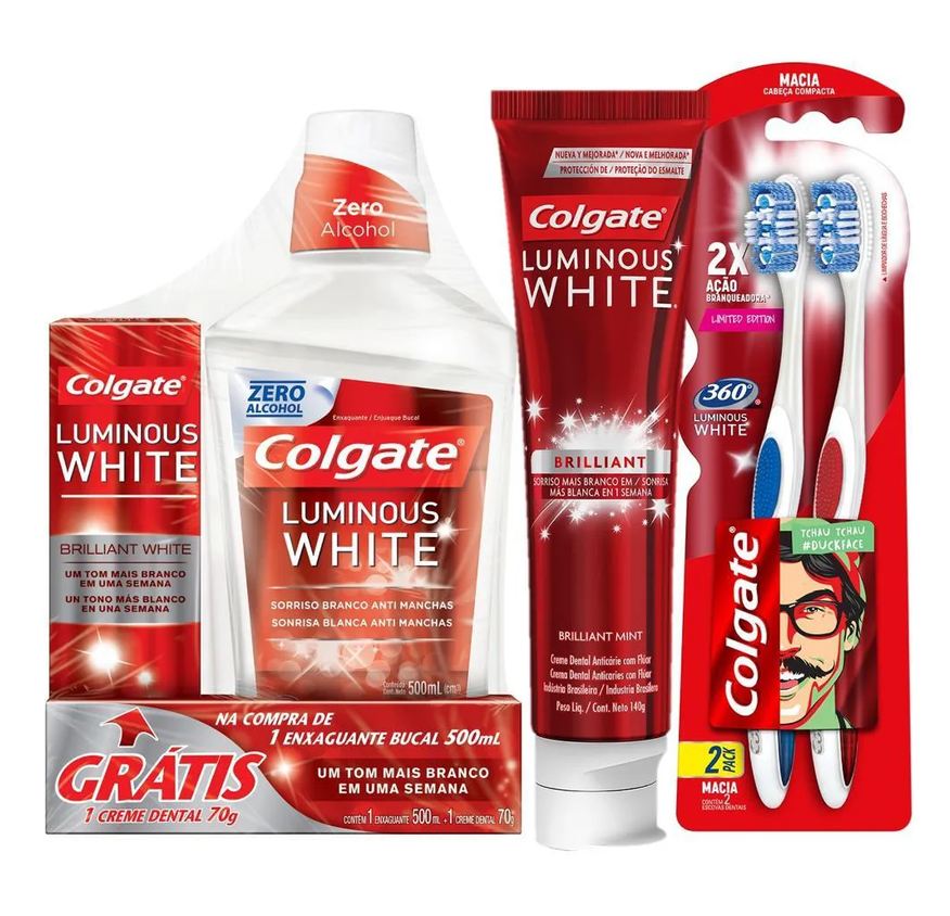 Colgate Kit Branqueamento Completo