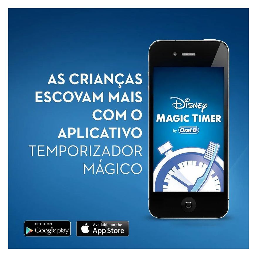 Oral-B Escova Elétrica Disney Princess + 2 Pilhas Aa