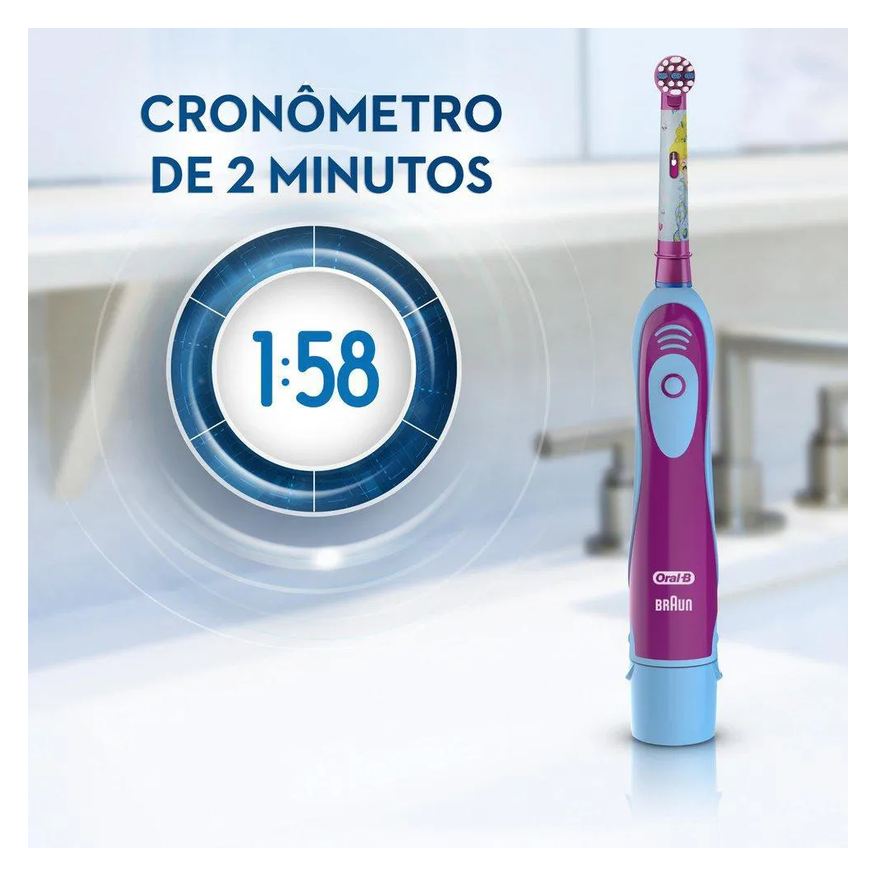 Oral-B Escova Elétrica Disney Princess + 2 Pilhas Aa