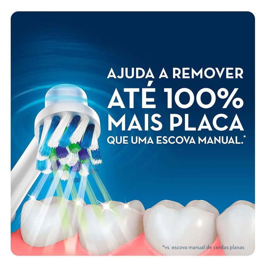 Oral-B Kit Refil Escova Elétrica Cross Action Leve 4 Pague 2