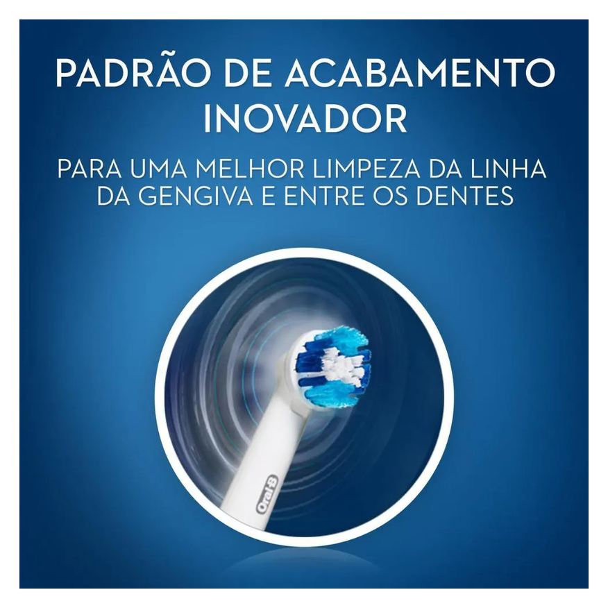 Oral-B Refil Escova Elétrica Precision Clean com 4 unidades