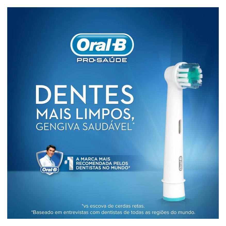 Oral-B Refil Escova Elétrica Precision Clean - 4 unidades