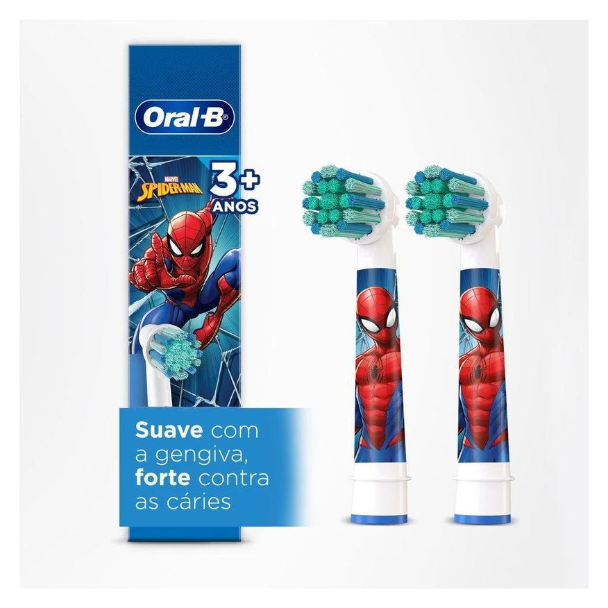 Oral-B Refis para Escova Elétrica Spiderman 2 unidades