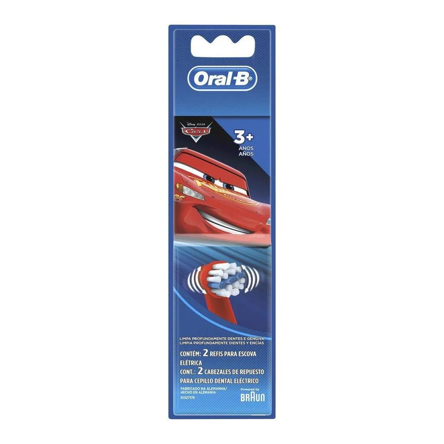 Oral-B Refil Escova Eléctrica Disney Pixar Cars 2 unidades