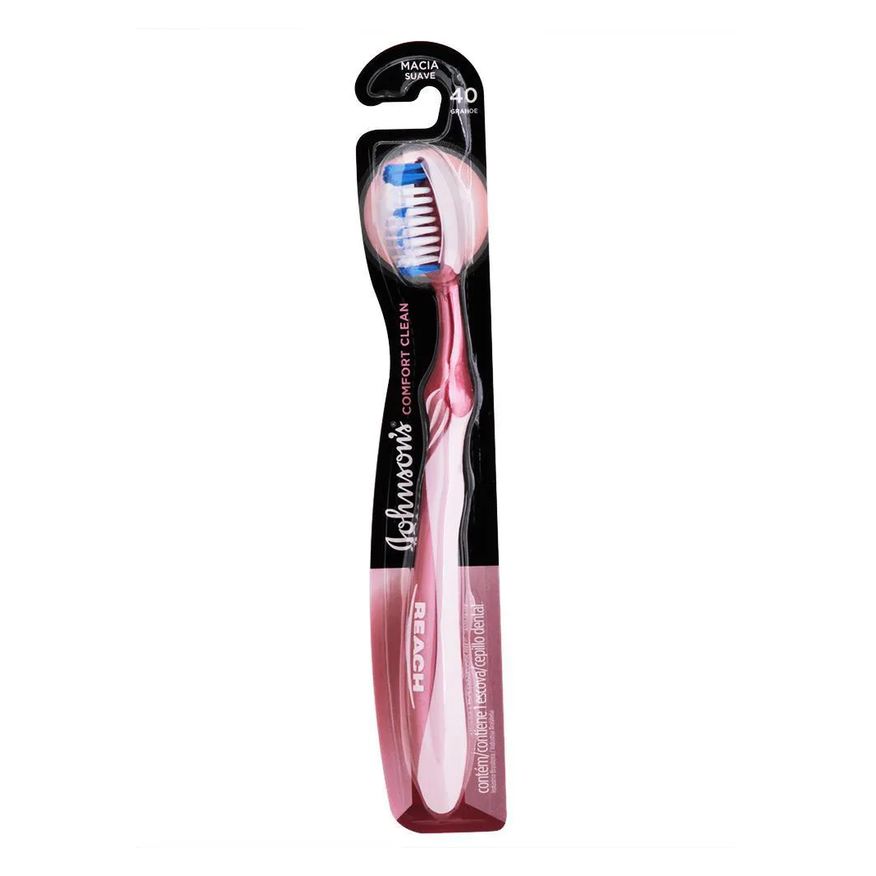Reach Escova Dental J&j Comfort Clean Macia 40