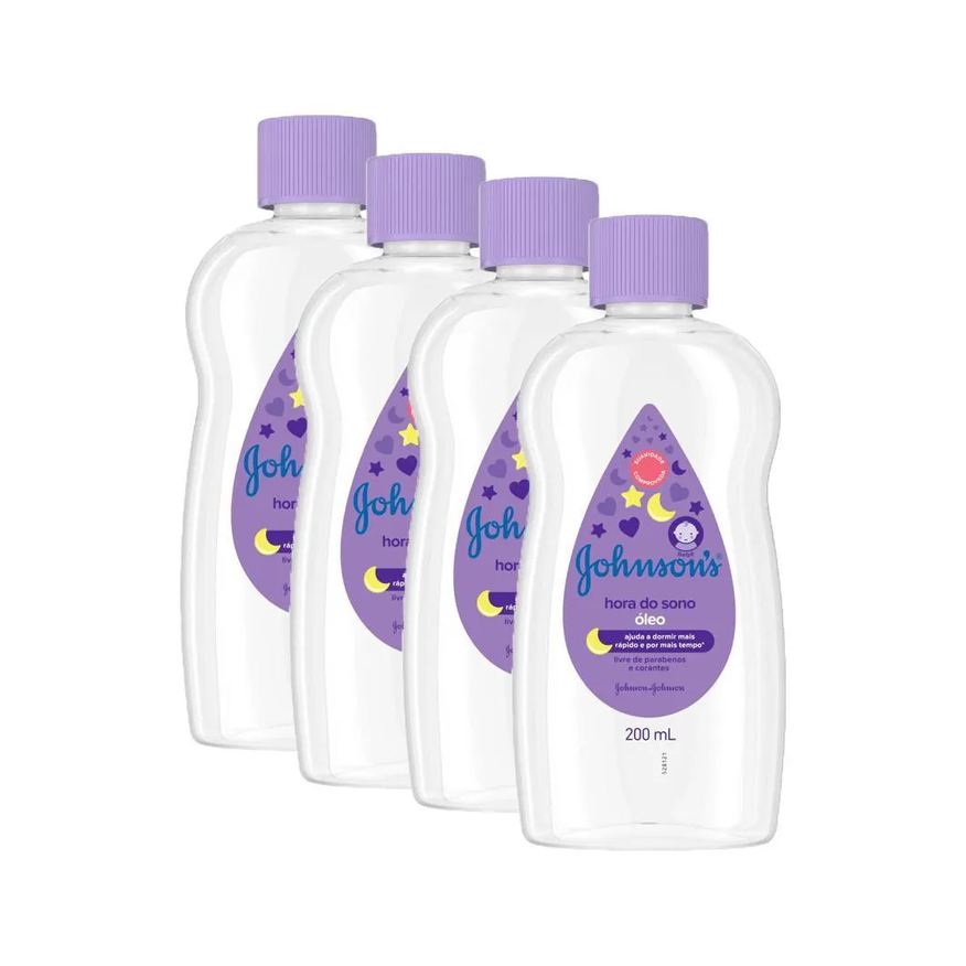 Johnson'S Baby Kit 4 Óleos Johnson's Hora do Sono 200ml