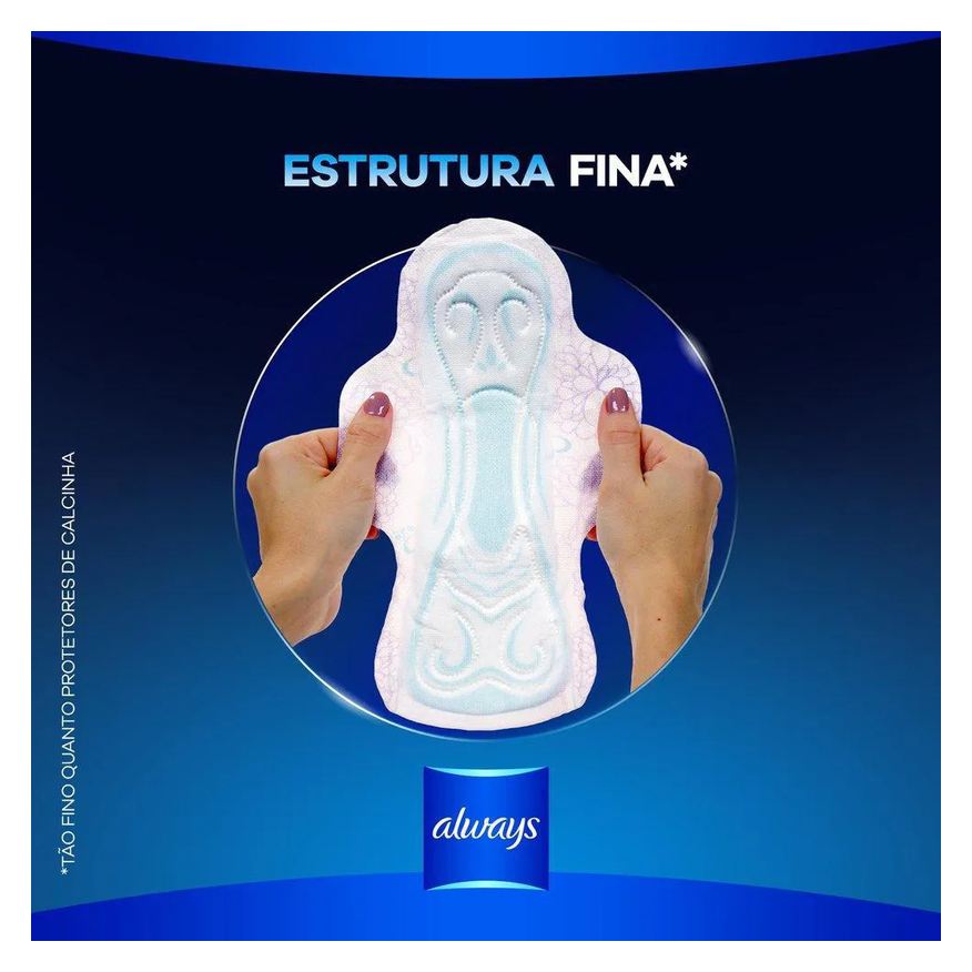 Noturno Absorvente Always Noites Tranquilas Cobertura Seca com Abas Leve 48 Pague 40