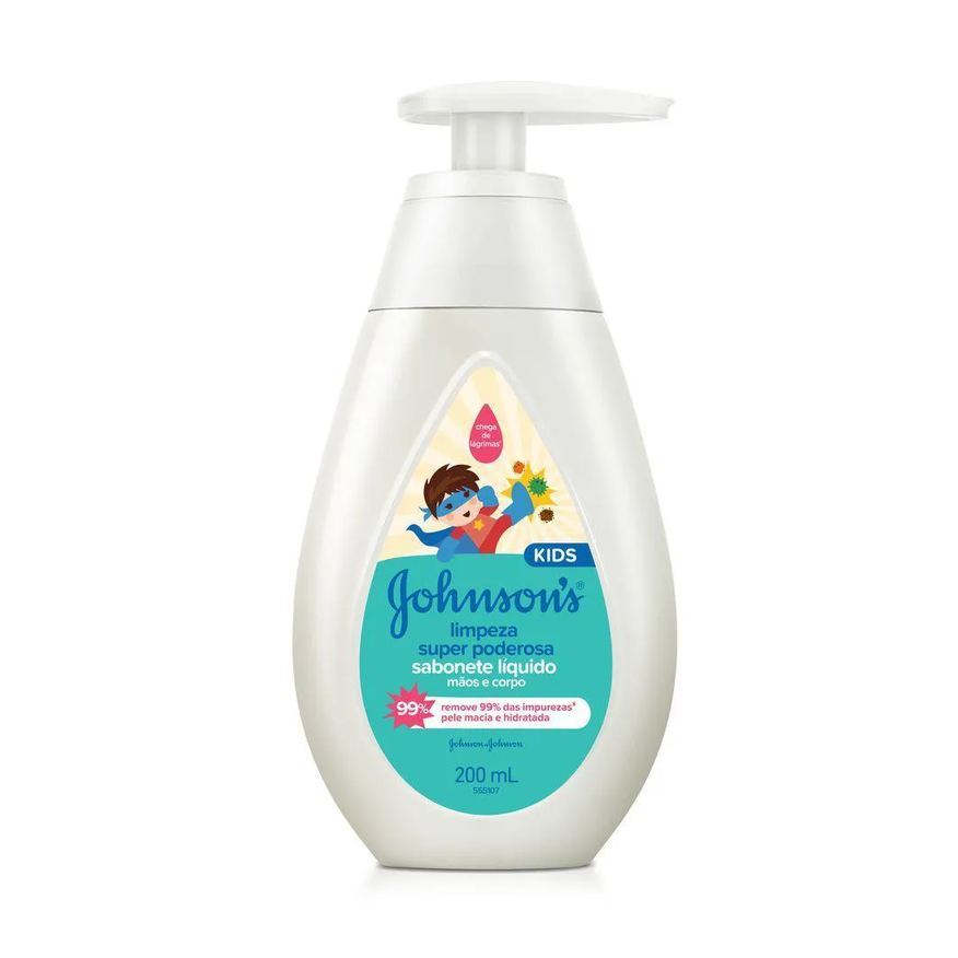 Johnson & Johnson Sabonete Líquido Johnson's Limpeza Super Poderosa 200ml