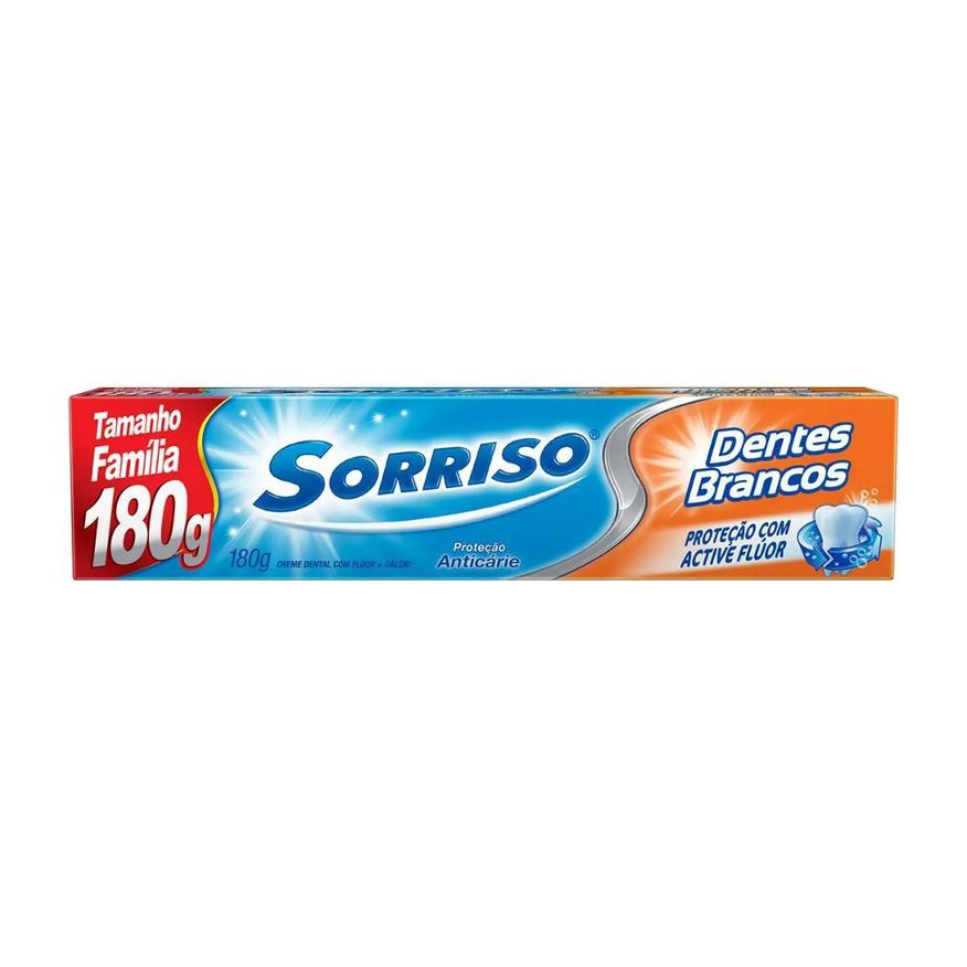 Sorriso Creme Dental Dentes Brancos 180g