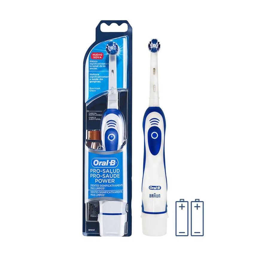 Oral-B Escova Dental Elétrica Pro-Saúde Power + 2 Pilhas
