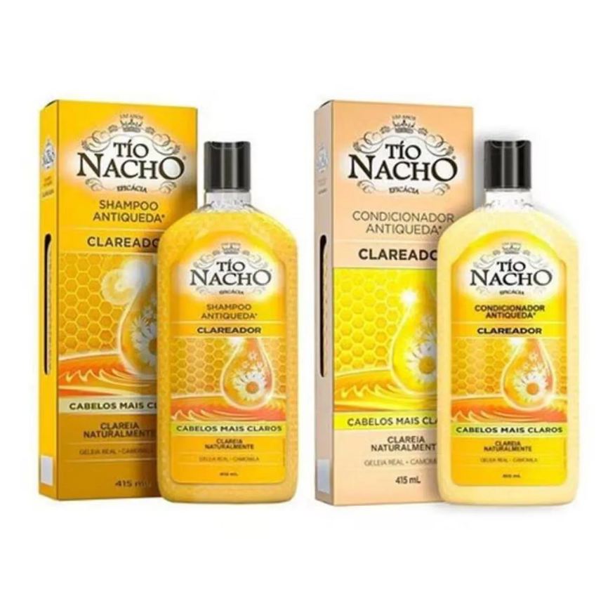 Genomma Kit Sh e Cond Camomila Clareador - Tio Nacho