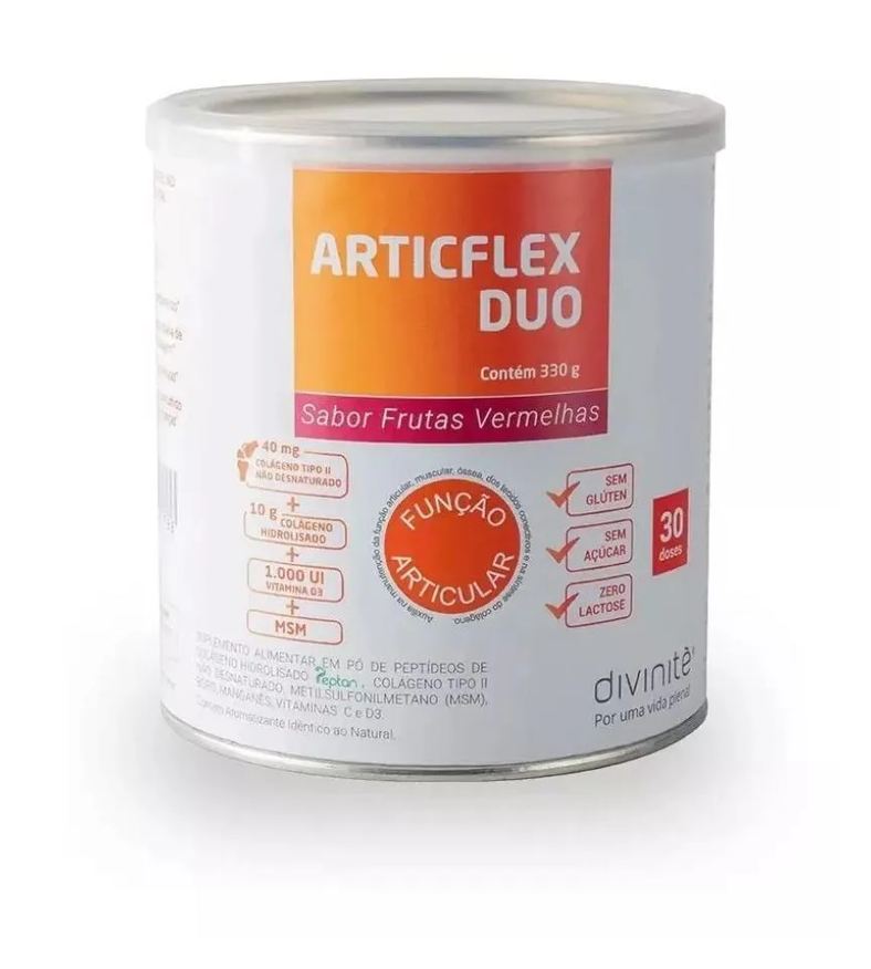 Nutracosmeticos Articflex Duo Lata Frutas Vermelhas 330g