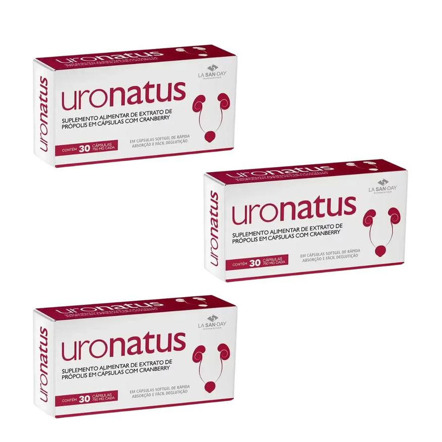 La San Day Kit C3 Suplemento Uronatus Cranberry 30 Cápsulas – La San-day