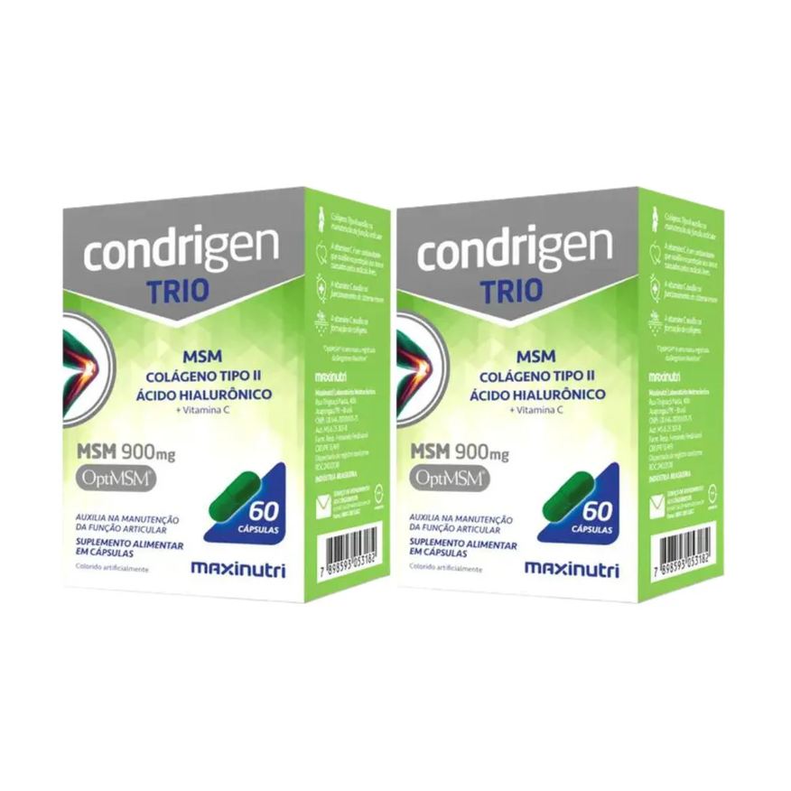 Maxinutri Kit C2 Suplemento Condrigen Trio Msm 900mg C60