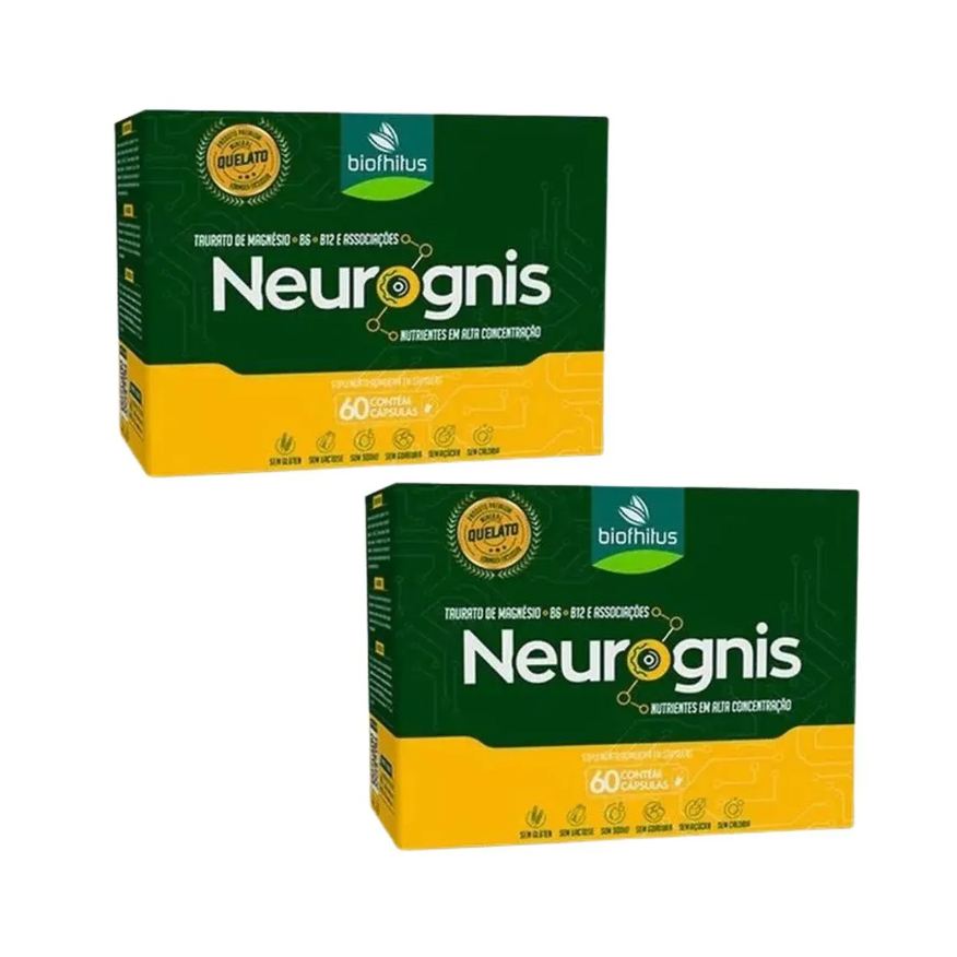 Biofhitus Kit C2 Suplemento Vitamínico Neurognis 60 cápsulas