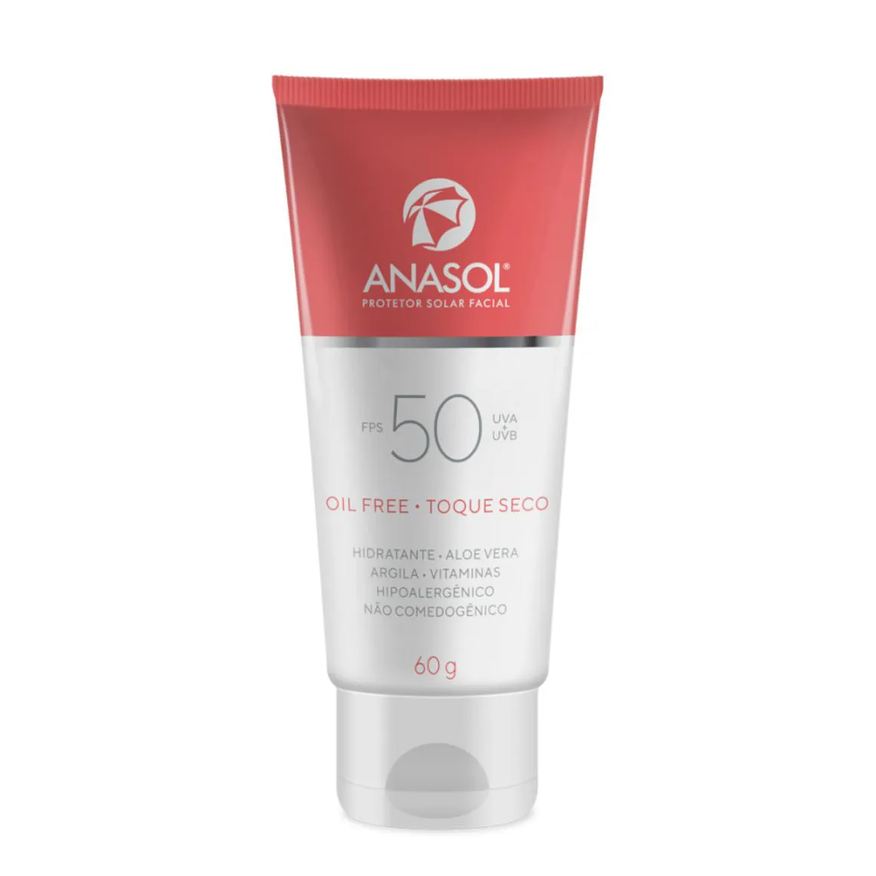 Anasol Protetor Solar Facial Oil Free Fps50 60g
