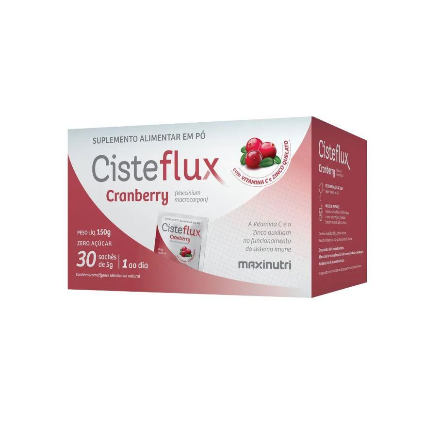 Maxinutri Cisteflux Cramberry Display (30 Sachês de 5g)