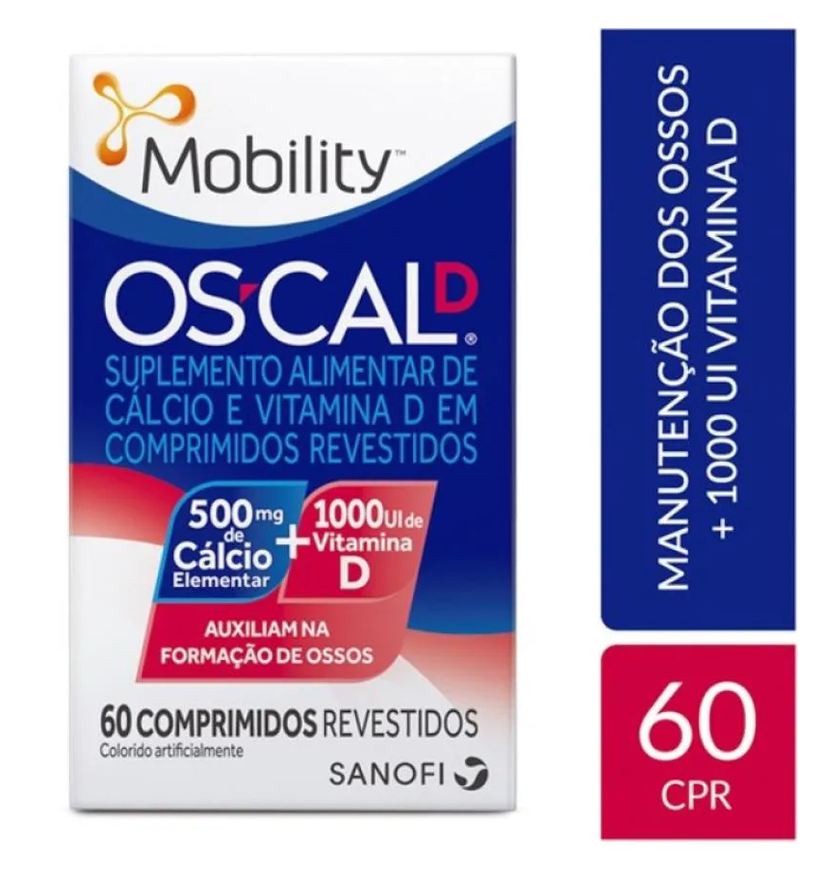 Sanofi Os-cal D 500mg + Vitamina D 1000ui 60 Cpr