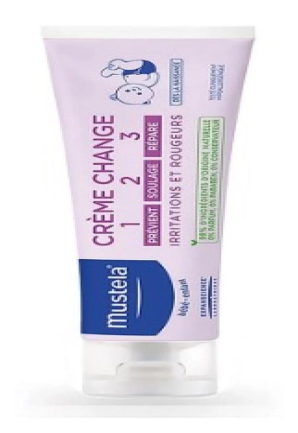 Mustela Creme para Assaduras Creme Vitaminado 3 em 1 98% de Ingredientes Naturais 110g