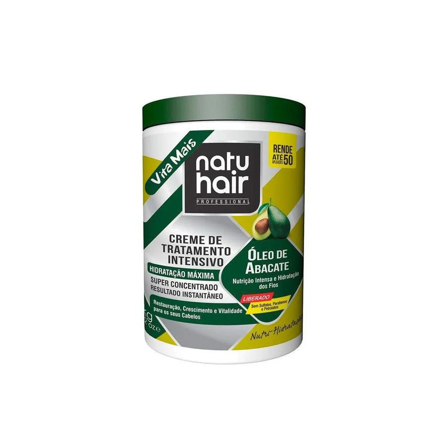 Natuhair Creme de Tratamento Natu Hair Intensivo Óleo Abacate 1kg