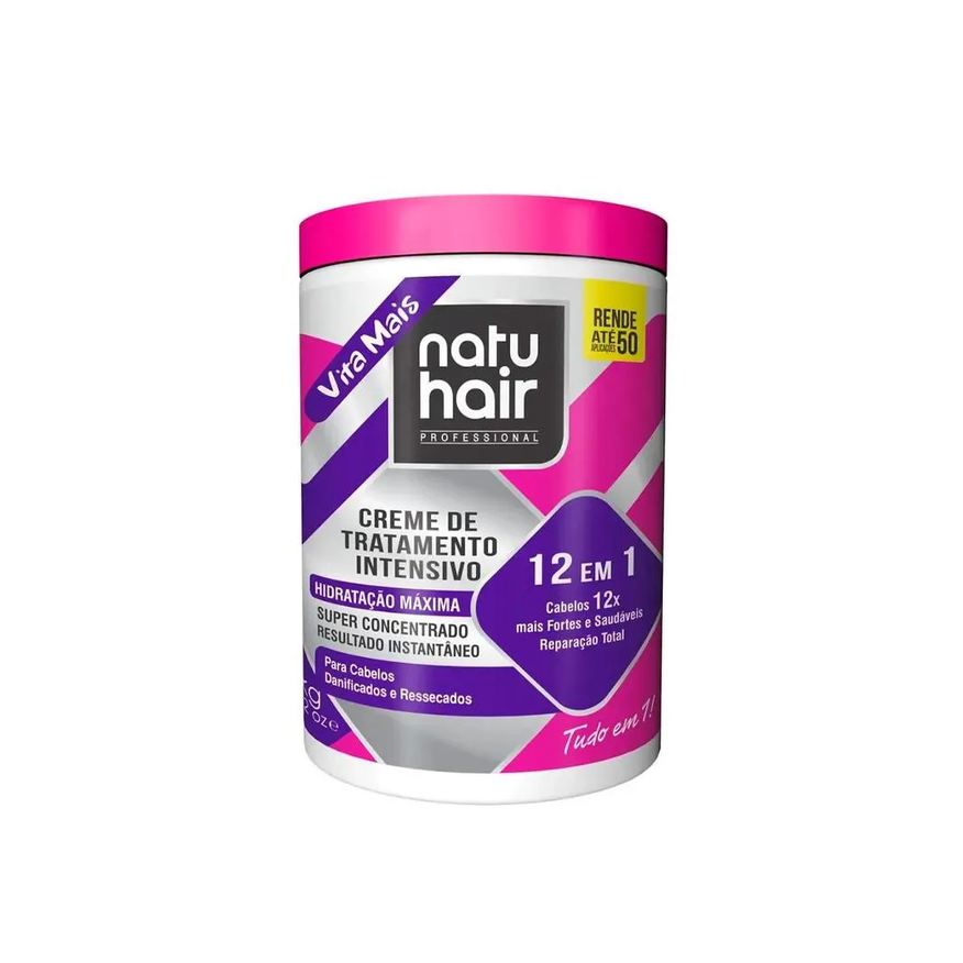 Natuhair Creme de Tratamento Natu Hair Intensivo 12x1 1kg