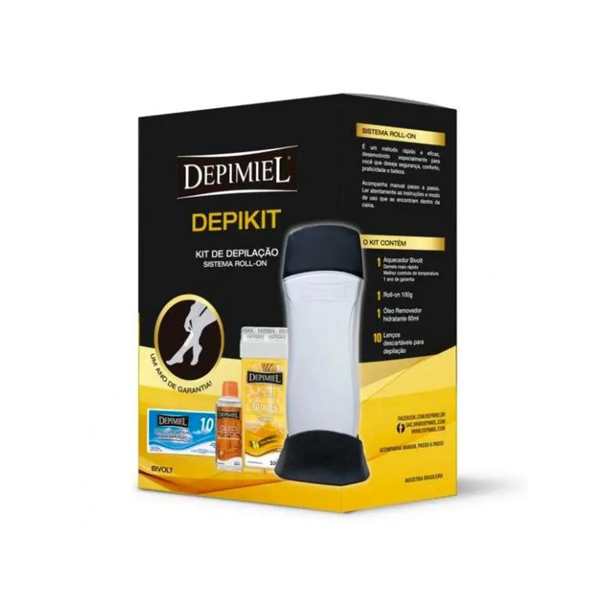 Depimiel Aparelho Depilatório Kit Bivolt Cabo Móvel 2 Pinos 1747