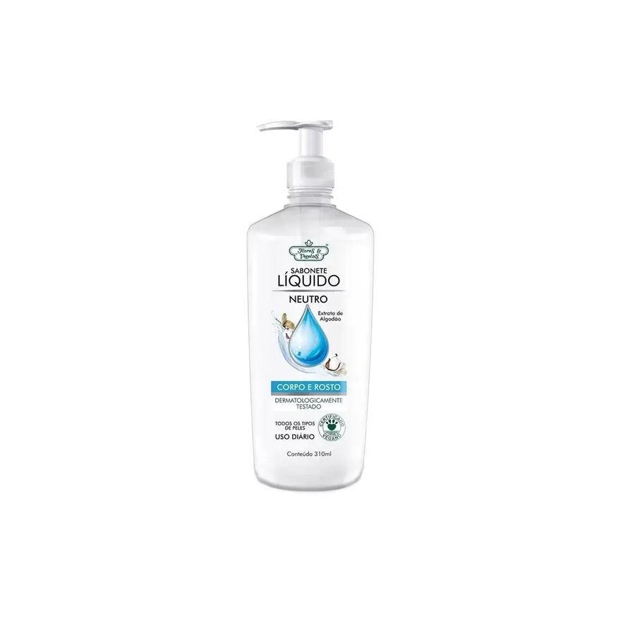Flores e Vegetais Sabonete Líquido Neutro 310ml