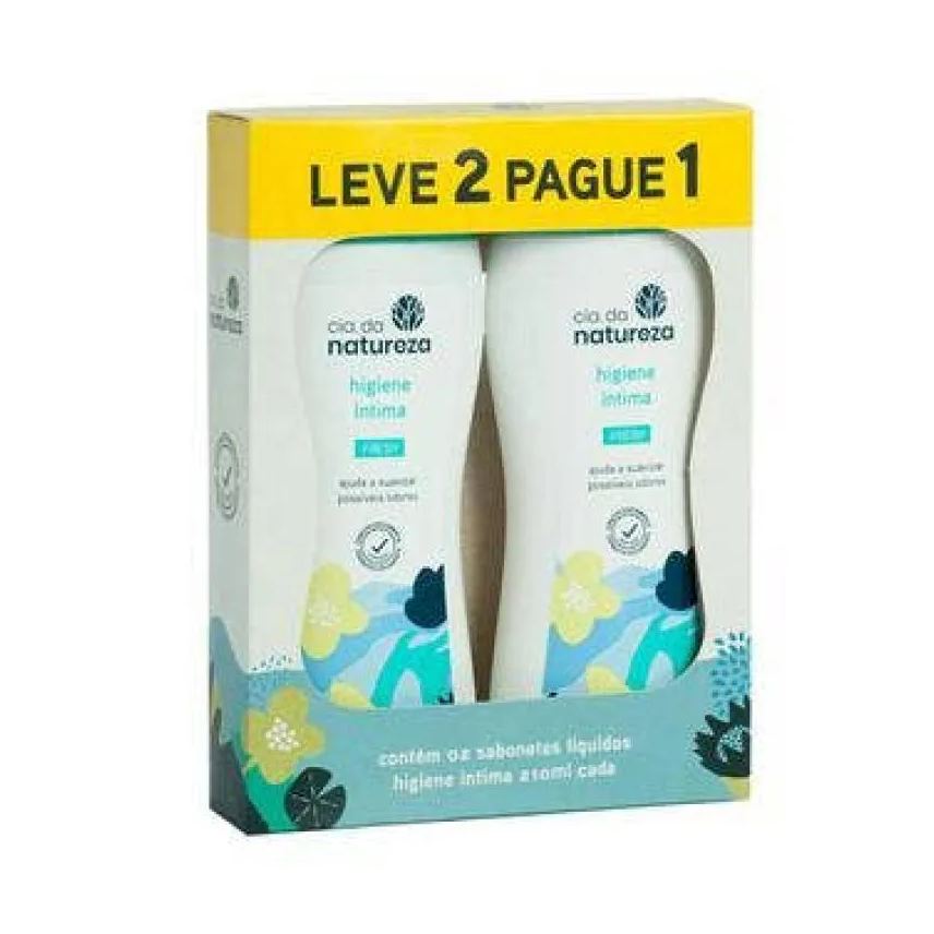 Cia da Natureza Sabonete Íntimo Fresh Lv2 Pg1 210ml