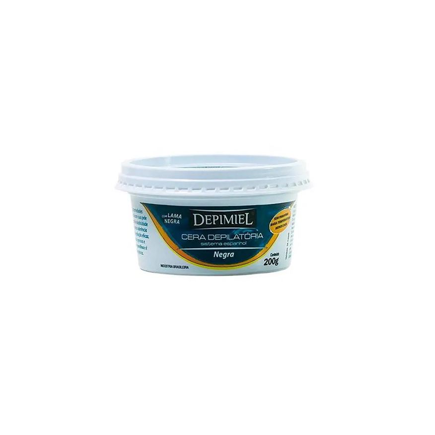 Depimiel Cera Depilatória Lama Negra 200g