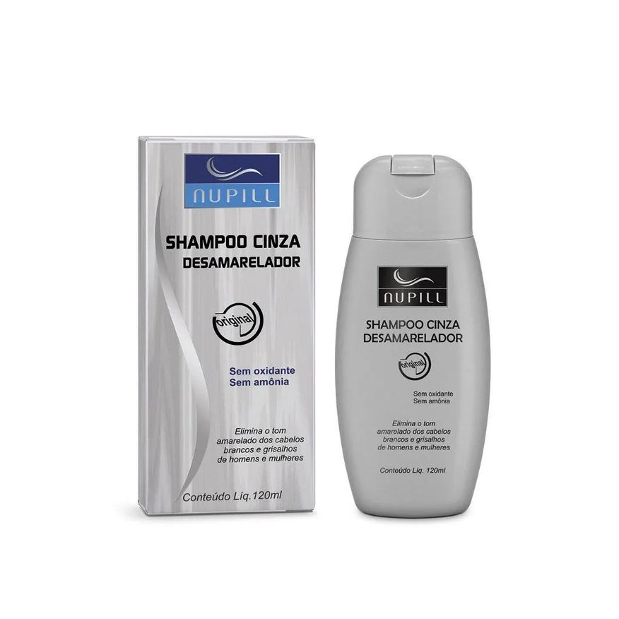 Nupill Shampoo Matizador Cinza Desamarelador 120ml