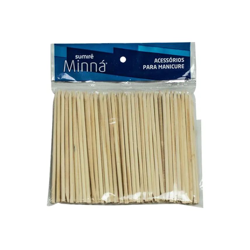 Minná Palito de Unha Pinho 13cm C/100un