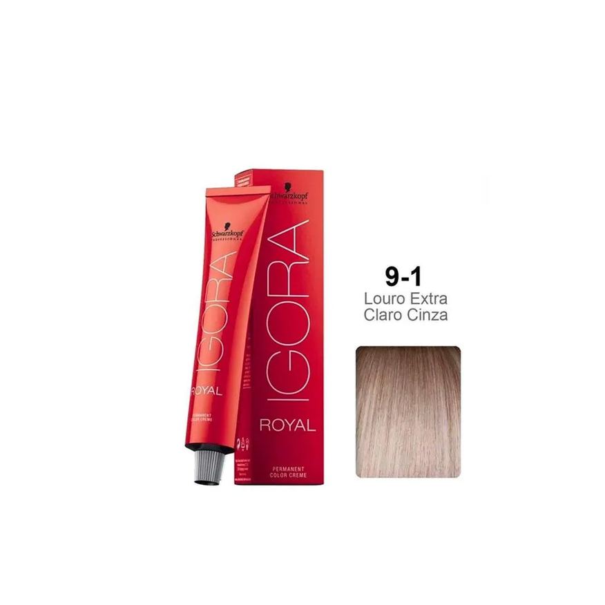 Schwarzkopf Professional Tintura Schwarzkopf Igora Royal 9.1 Louro Extra Cinza