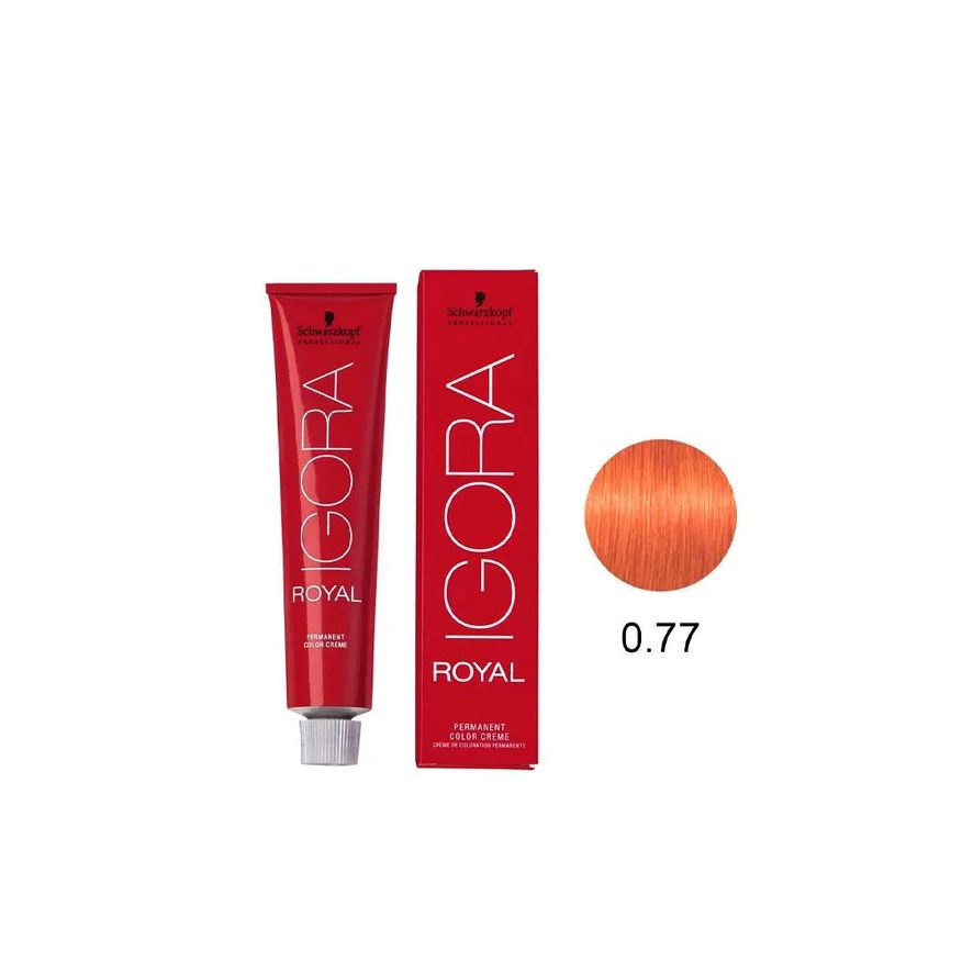 Schwarzkopf Professional Tintura Schwarzkopf Igora Royal 0.77 Concentrado Cobre