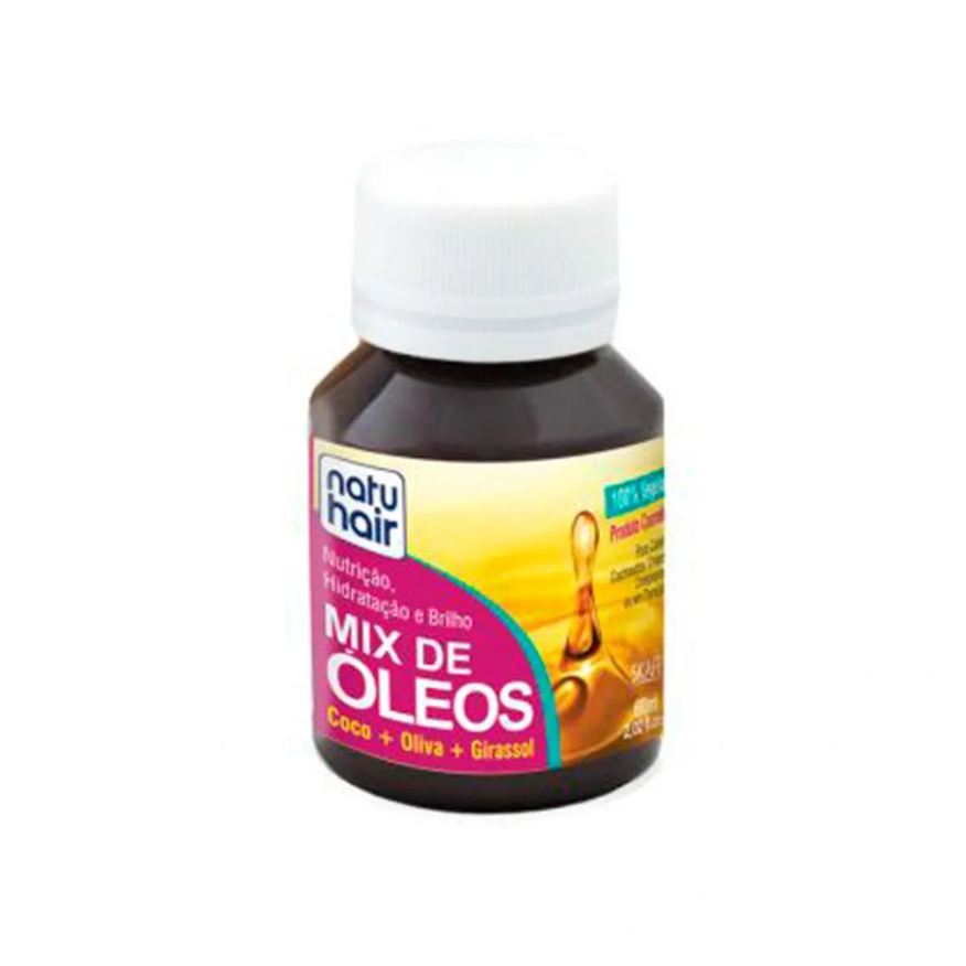 Natuhair Óleo Capilar Natu Hair Mix Coco e Girassol 60ml