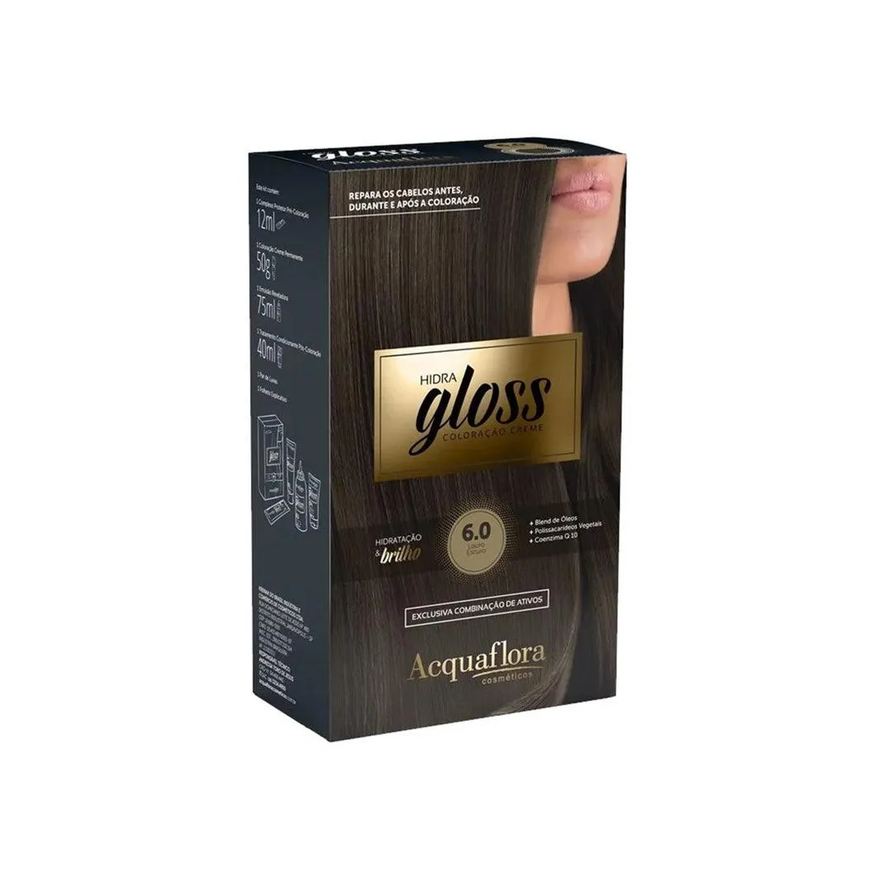 Hidra Gloss Tintura Acquaflora 60 Louro Escuro